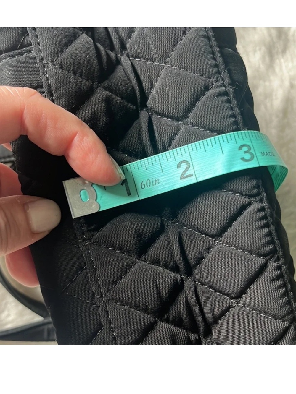 Vera Bradley black diamond quilted mini satchel - Picture 14 of 14